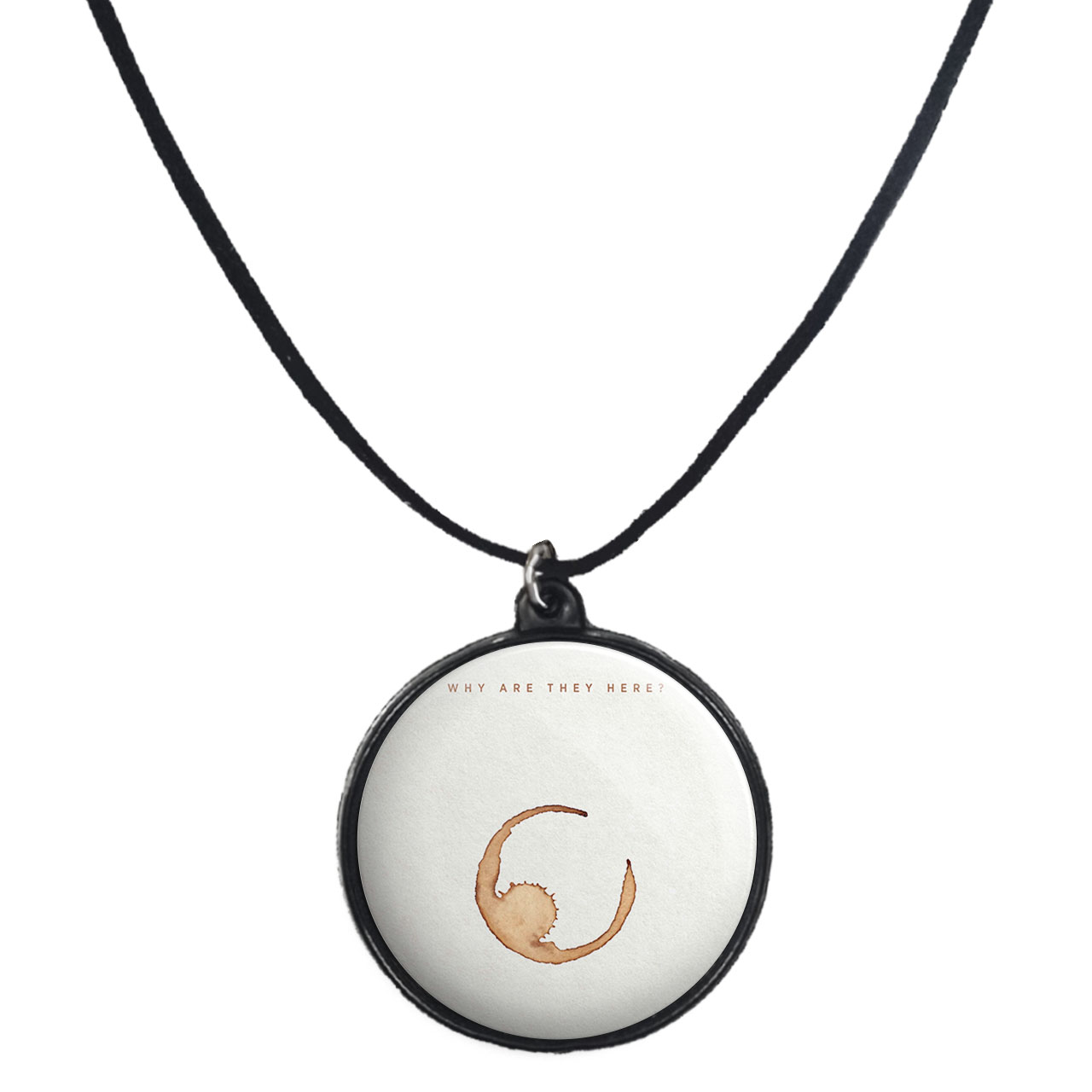 گردنبند پرمانه طرح Arrival کد pmb.22751مدل دو طرفه