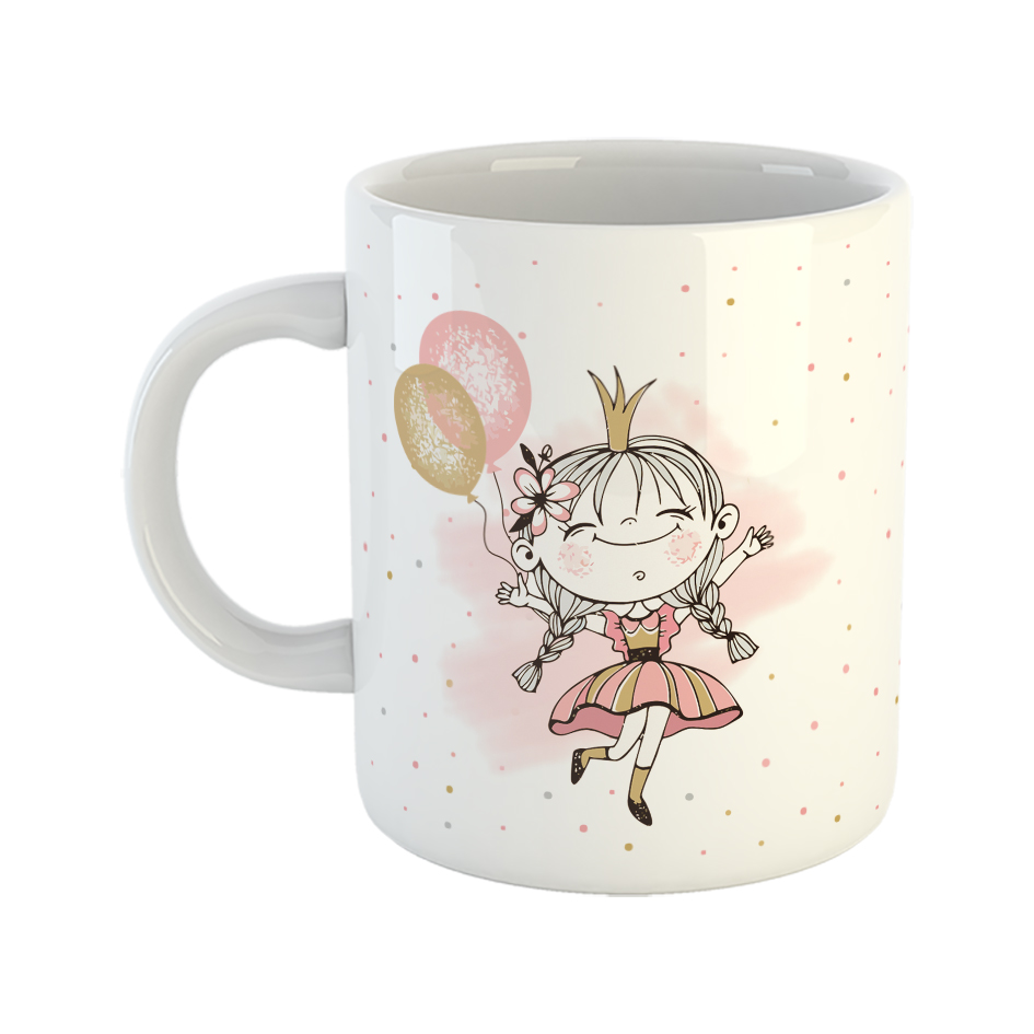 ماگ طرح روز دختر مدل وارث زیبایی خدا