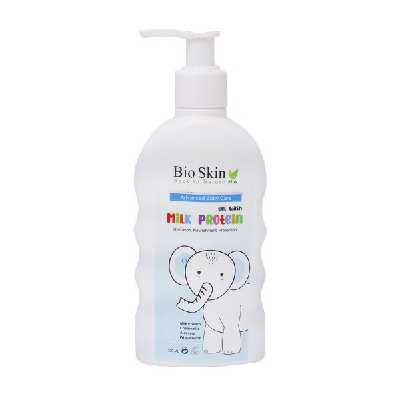 ژل شستشوی کودک بایو اسکین مدل Milk Protein حجم 200 میلی لیتر