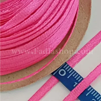 روبان 2 میل ساتن سرخابی