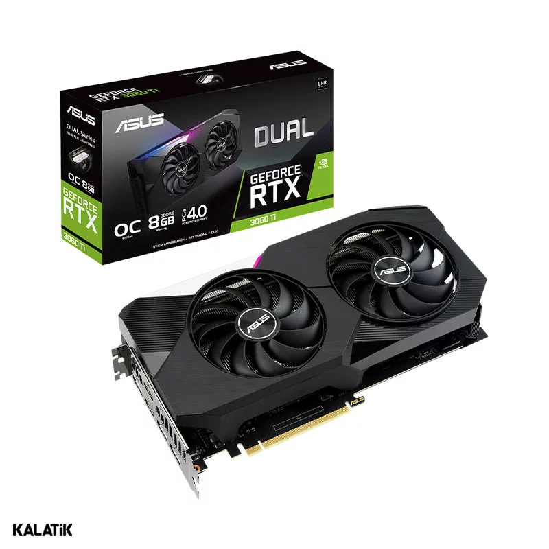 کارت گرافیک ایسوس مدل Dual RTX3060Ti V2 OC 8GB