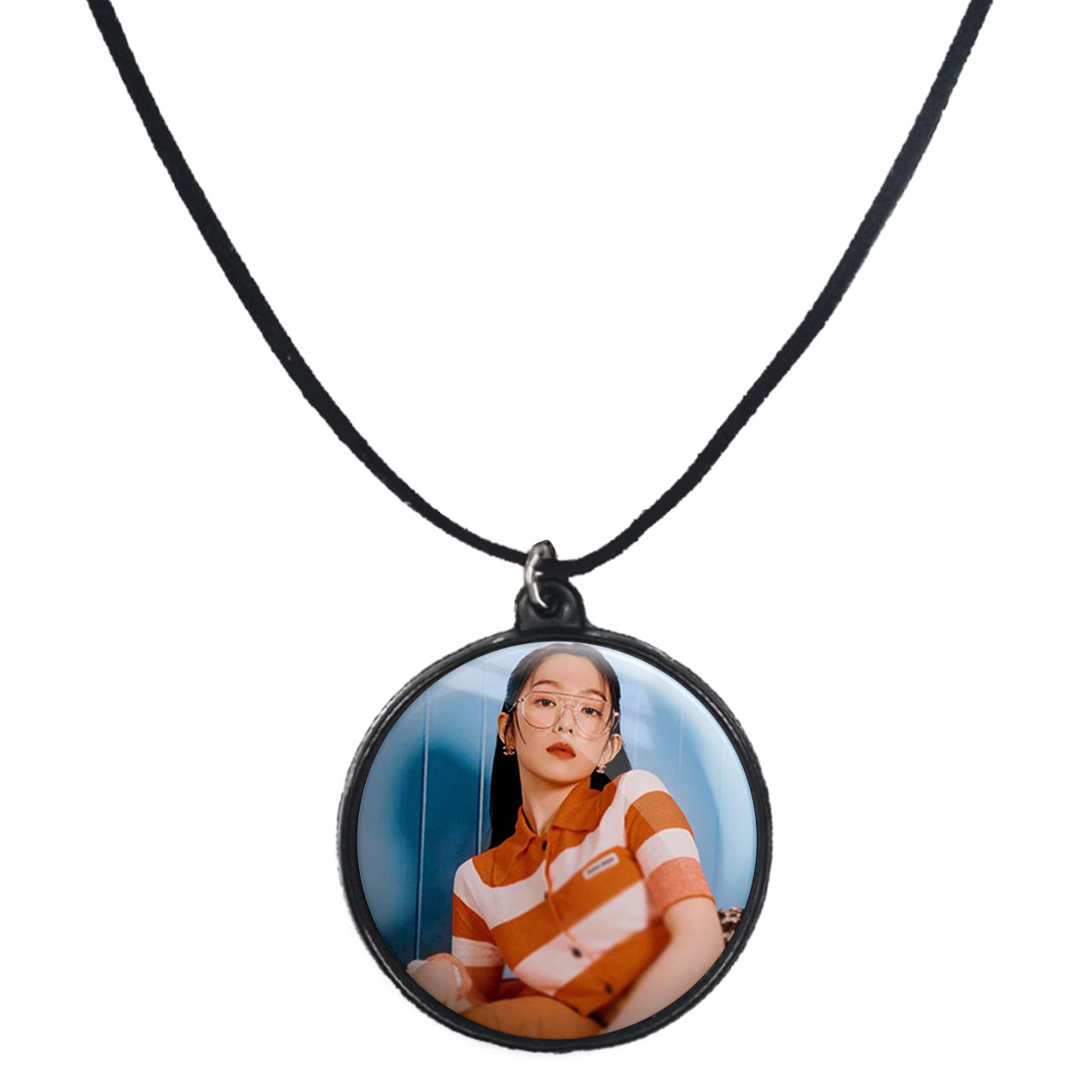 گردنبند پرمانه طرح red velvet کد pmb.12374 مدل دو طرفه