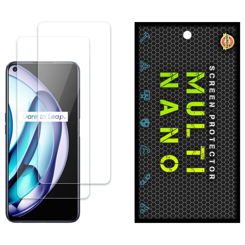 محافظ صفحه نمایش مولتی نانو مدل X-S2N مناسب برای گوشی موبایل ریلمی Q3t بسته دو عددی | کالا برتری