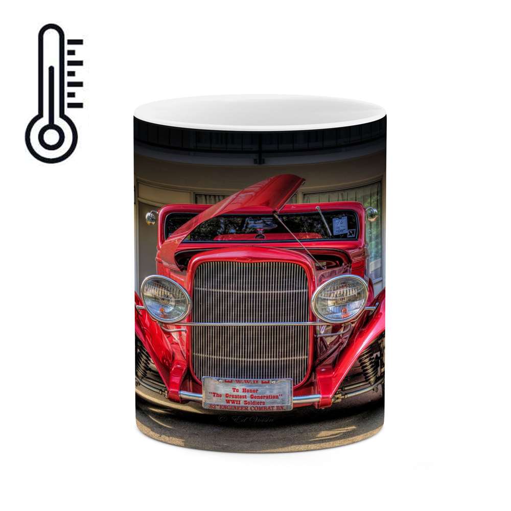 ماگ حرارتی کاکتی طرح ماشین مدل mgh15773