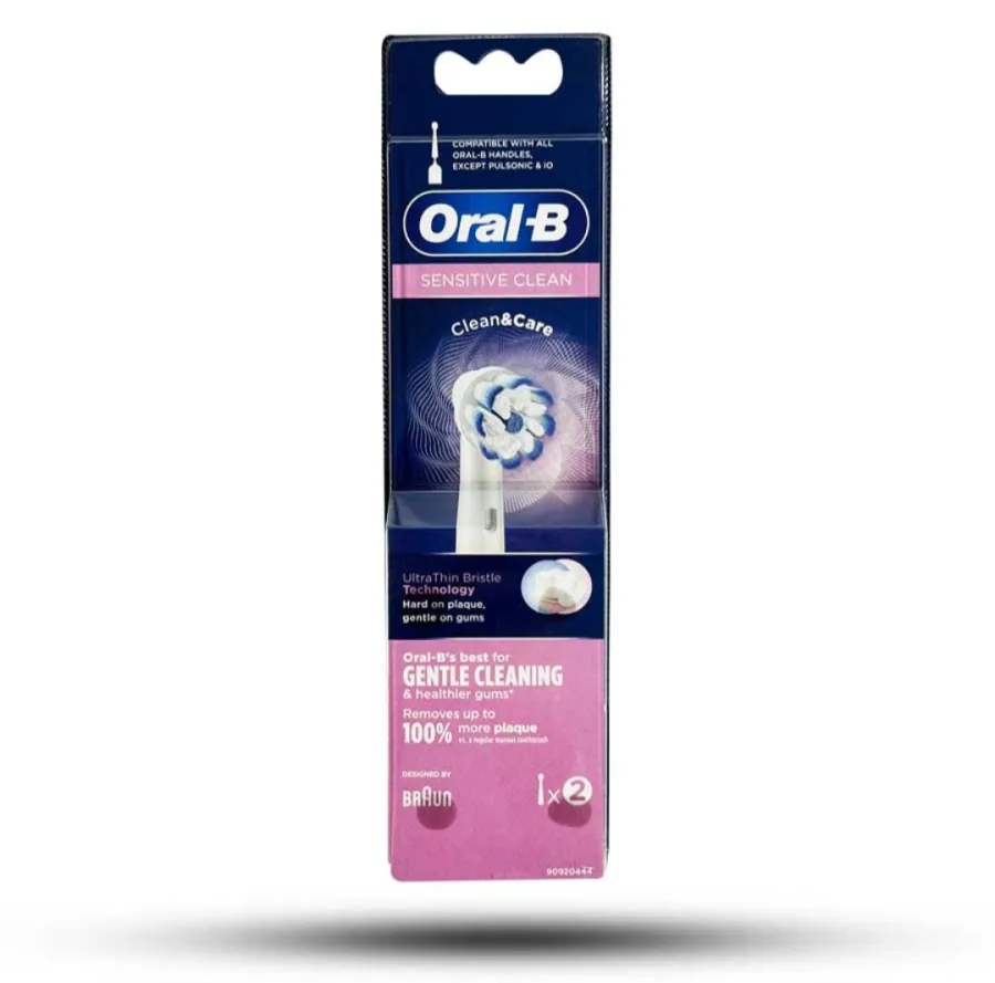 یدک مسواک برقی اورال بی Sensitive Clean بسته 2 عددی