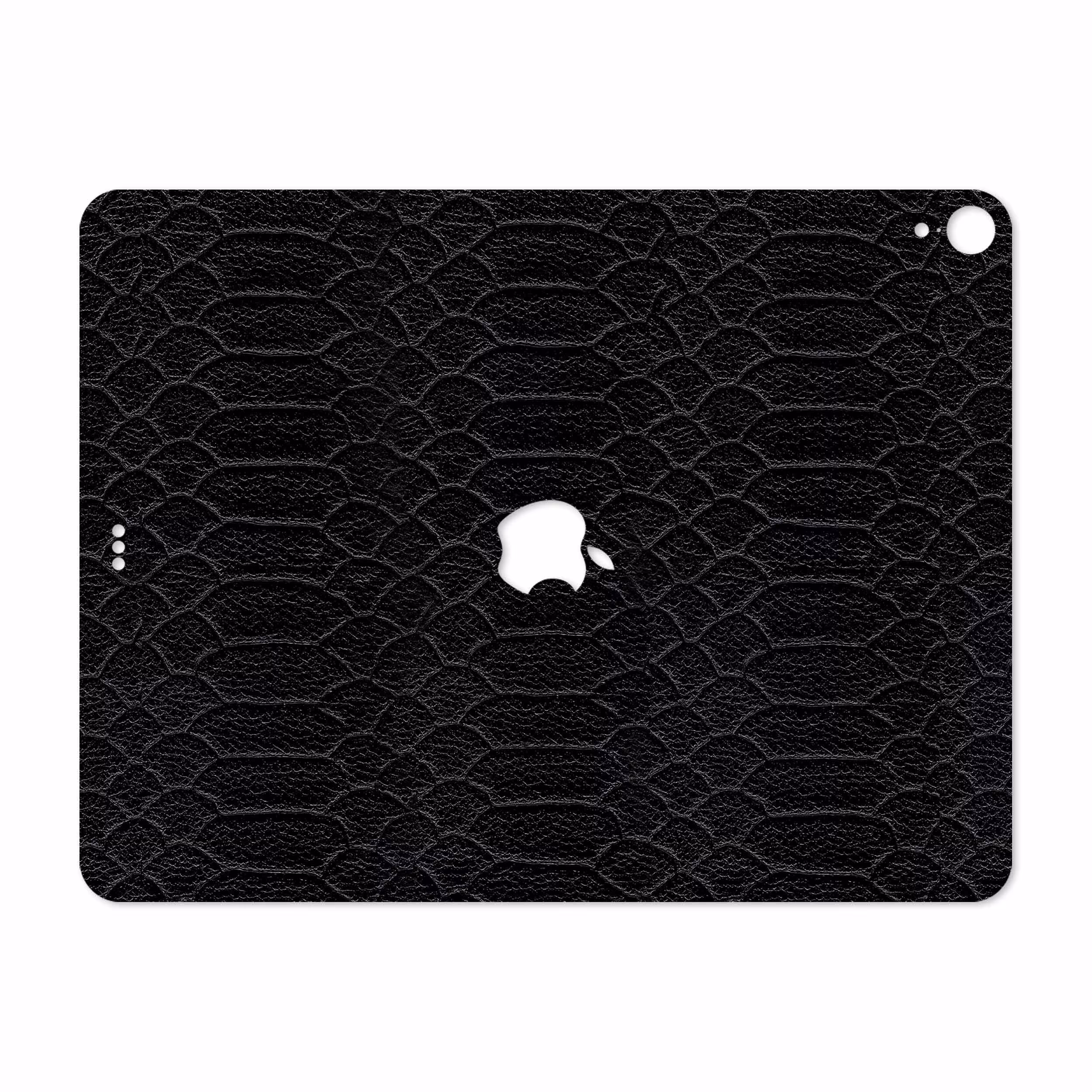 برچسب پوششی ماهوت مدل Black-Snake-Leather مناسب برای تبلت اپل iPad Pro 12.9 (GEN 3) 2018 A1895