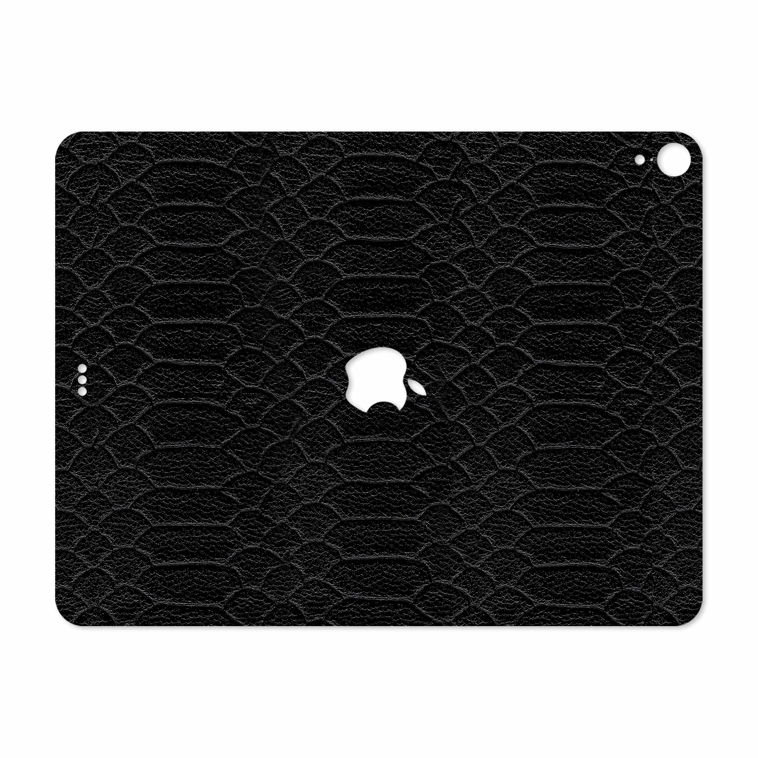 برچسب پوششی ماهوت مدل Black-Snake-Leather مناسب برای تبلت اپل iPad Pro 12.9 (GEN 3) 2018 A1895
