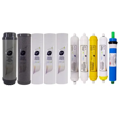 فیلتر دستگاه تصفیه آب آکوآ اسپرینگ مدل F-S7-R10A مجموعه 10 عددی
