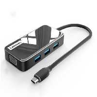 هاب تایپ‌سی با 6 پورت لنوو Lenovo EV06 Multifunctional 6 in 1 Type-C Hub