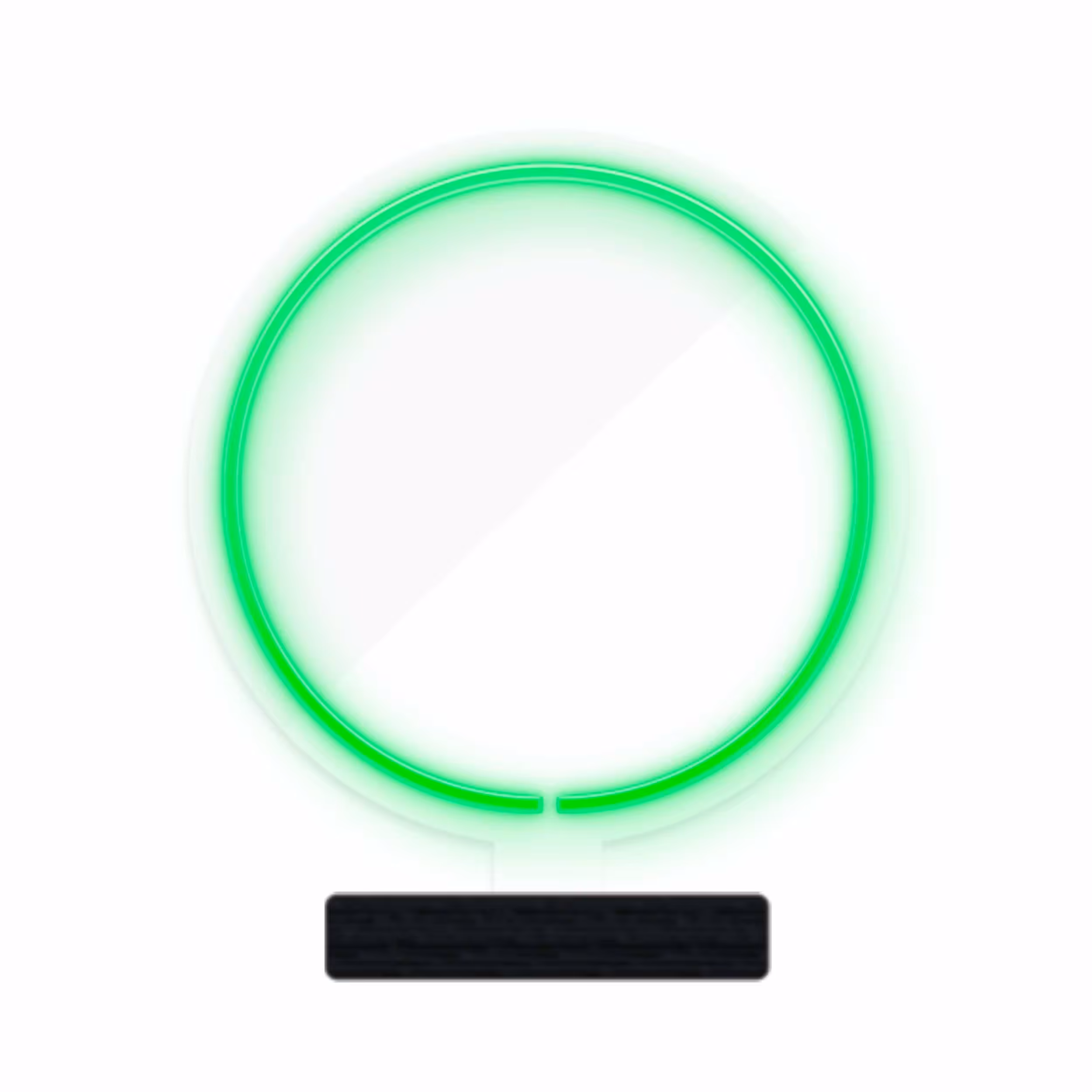 چراغ رومیزی ریموت دار مدل CIRCLE-GL_GR-GLASS