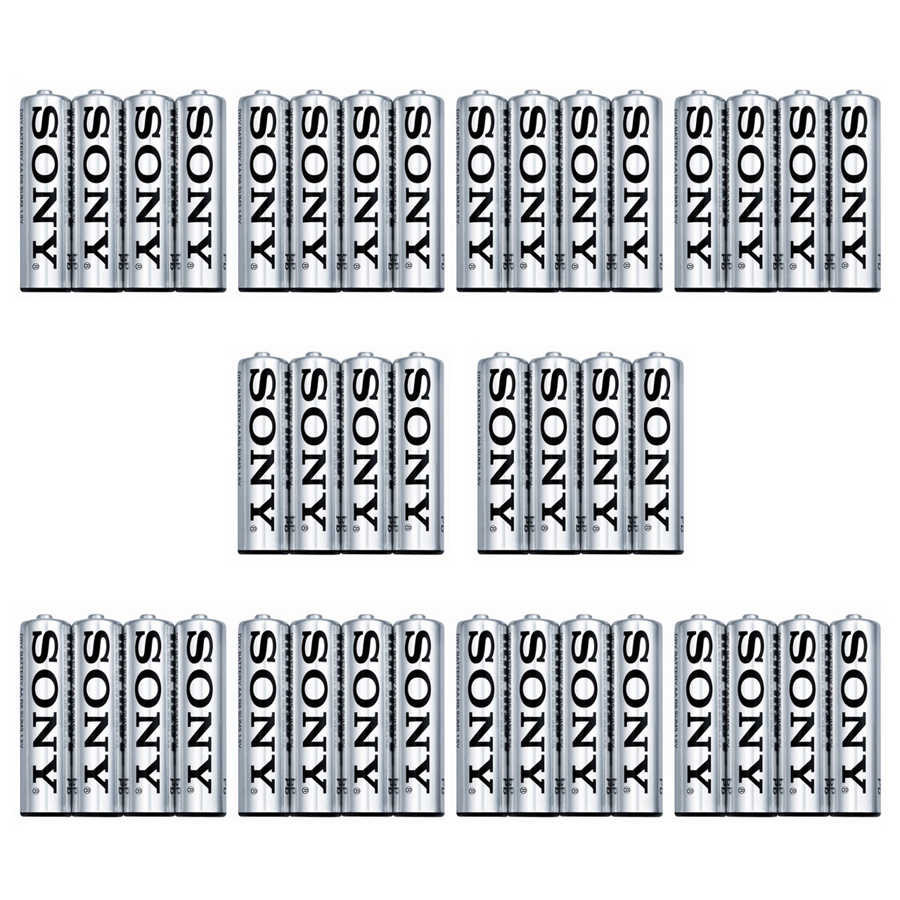 باتری قلمی سونی مدل New Ultra بسته 40 عددی