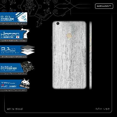 برچسب پوششی ماهوت مدل White Wood-FullSkin مناسب برای گوشی موبایل شیائومی Mi Max 2