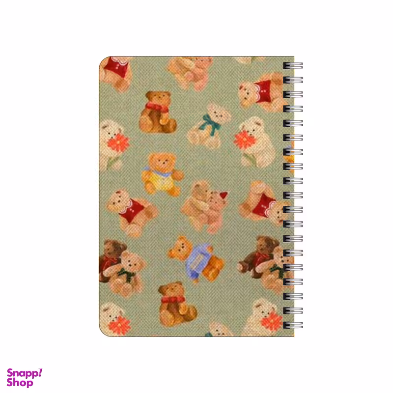 دفترچه یادداشت بامبیلیپ مدل چوبی طرح خرس گل گلی کد 6209543