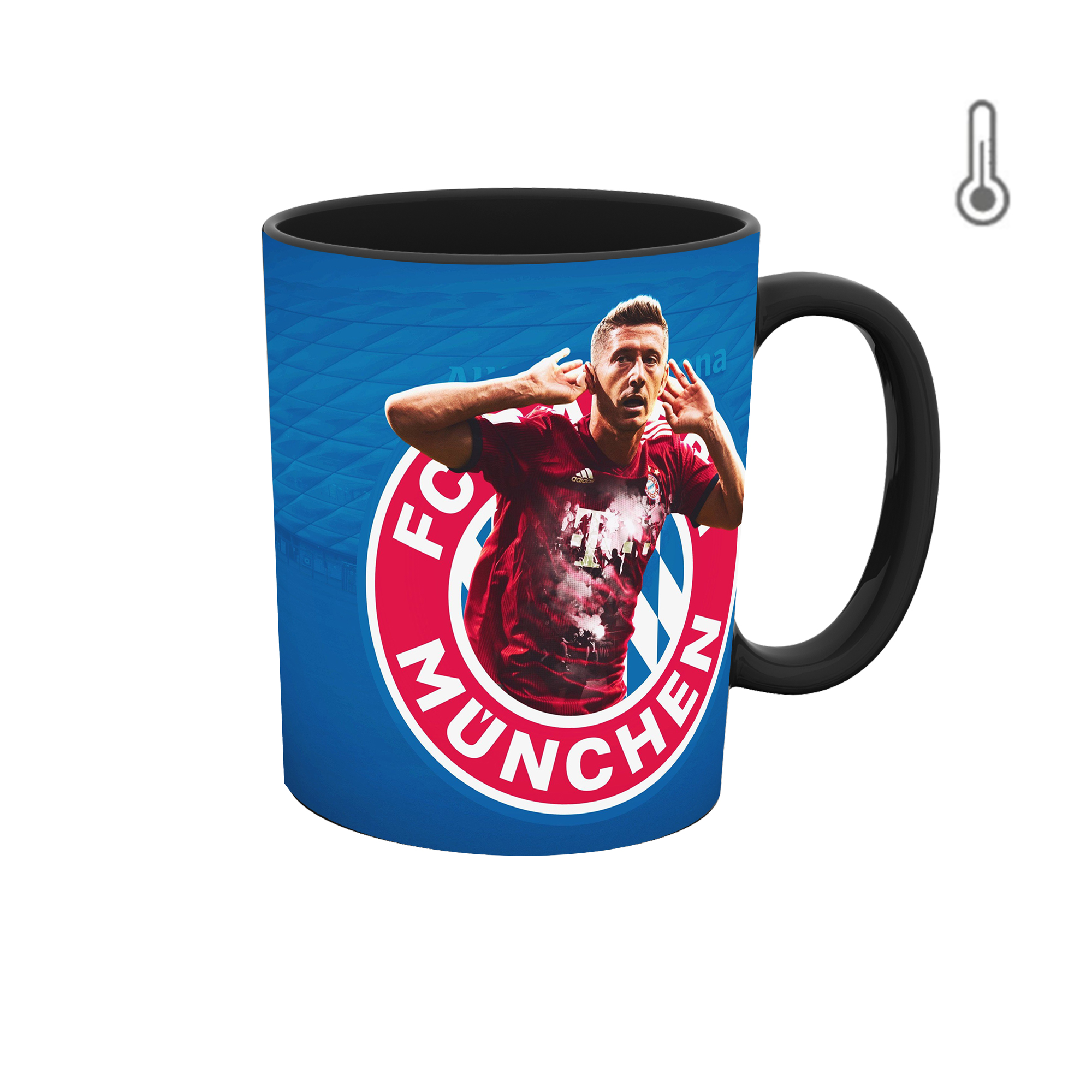 ماگ حرارتی طرح لواندوفسکی کد 113