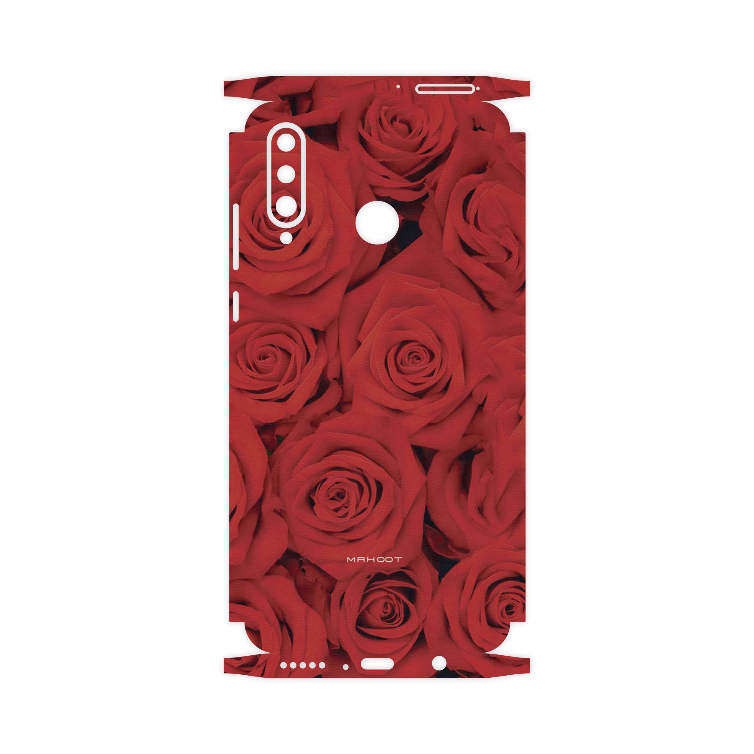 برچسب پوششی ماهوت مدل Red-Flower-FullSkin مناسب برای گوشی موبایل هوآوی P30 Lite (48 MP Camera)