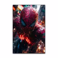 تابلو شاسی گوفی مدل اسپایدرمن مرد عنکبوتی خفن هیرو مارول طرح Spiderman کد FLYIN45 | دنیای قاب