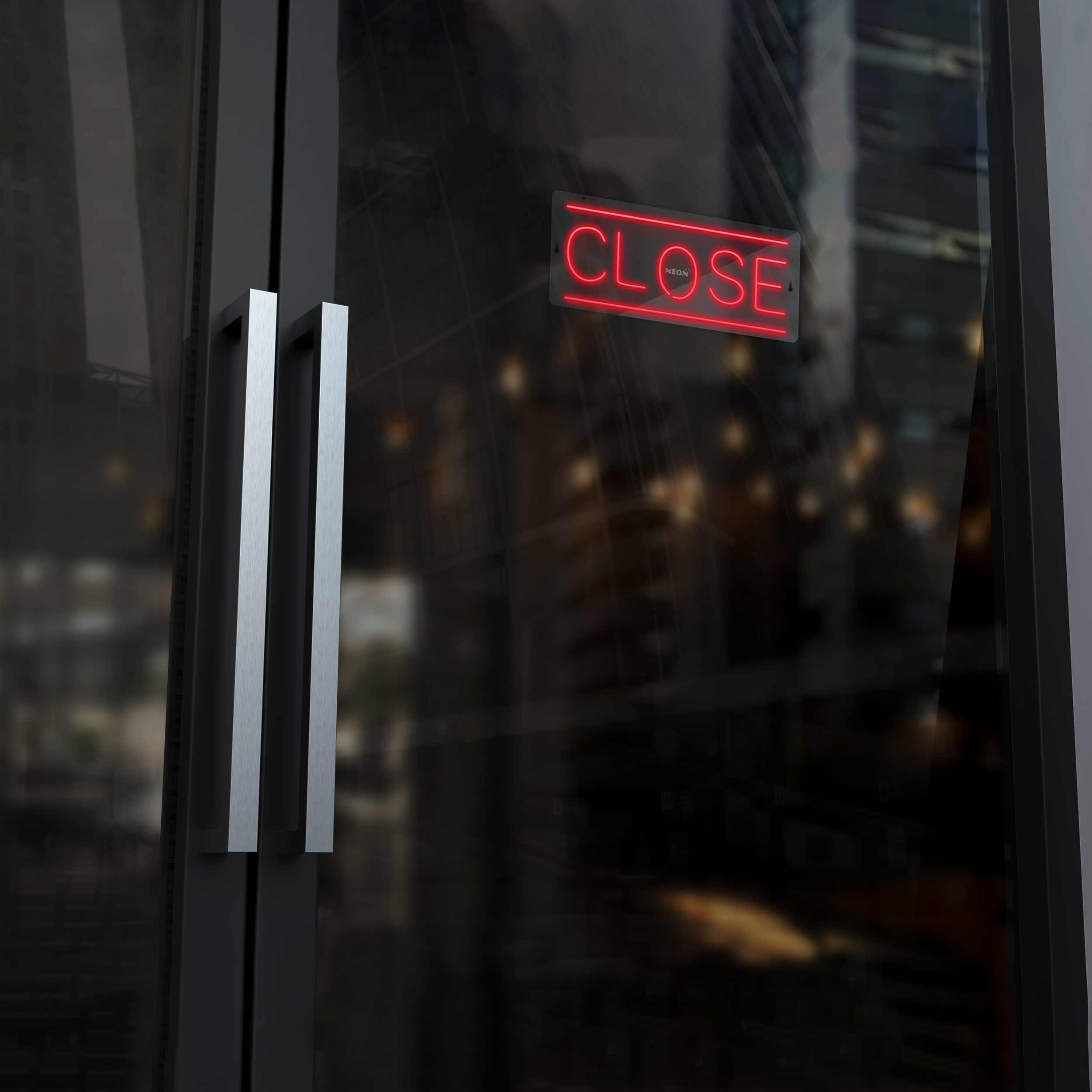 چراغ دیواری نئون دیزاین طرح Close_RD