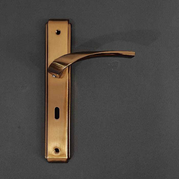 دستگیره درب چوبی  1112 زیتونی  کلیدی مخصوص درب اتاق