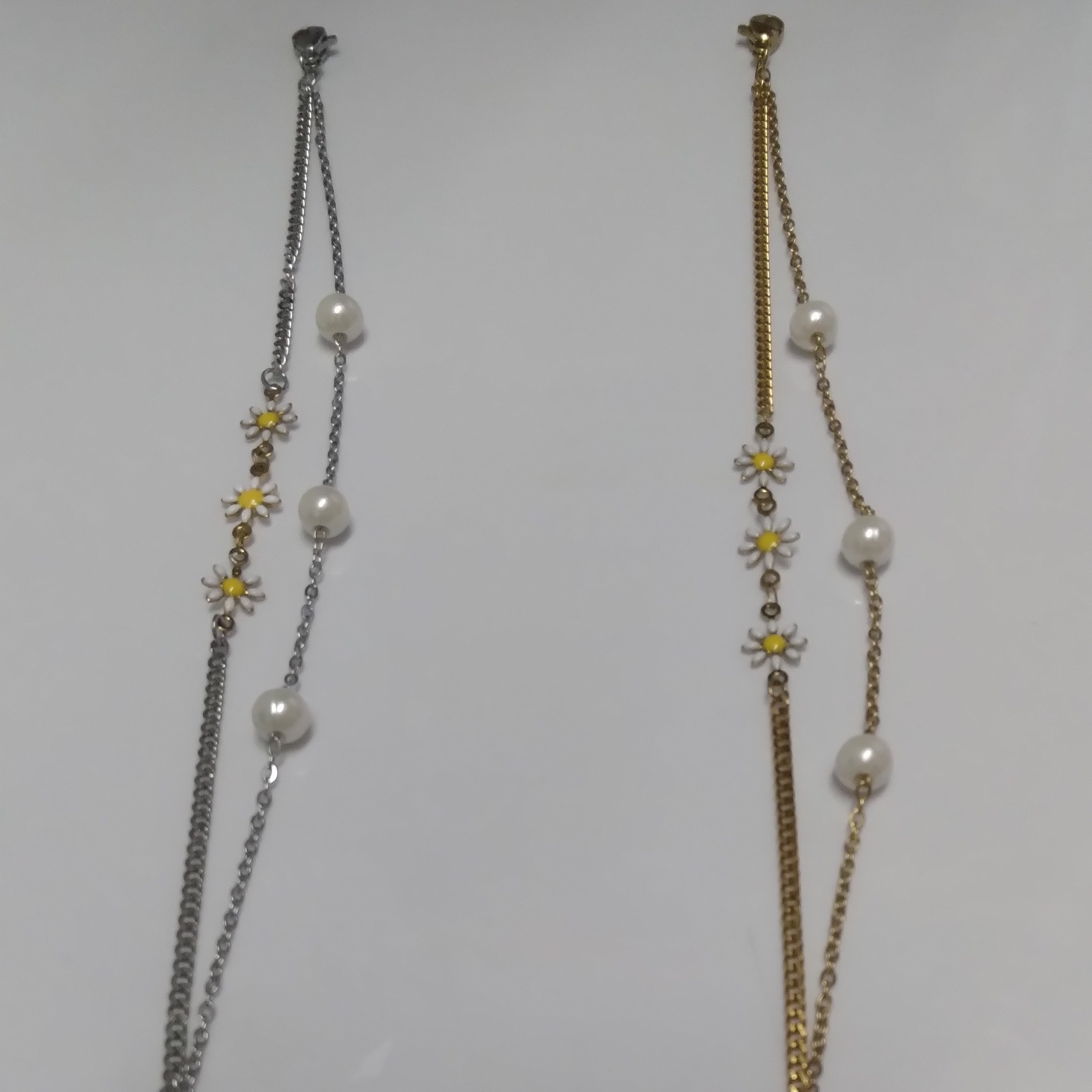 دستبند بابونه زنجیری 