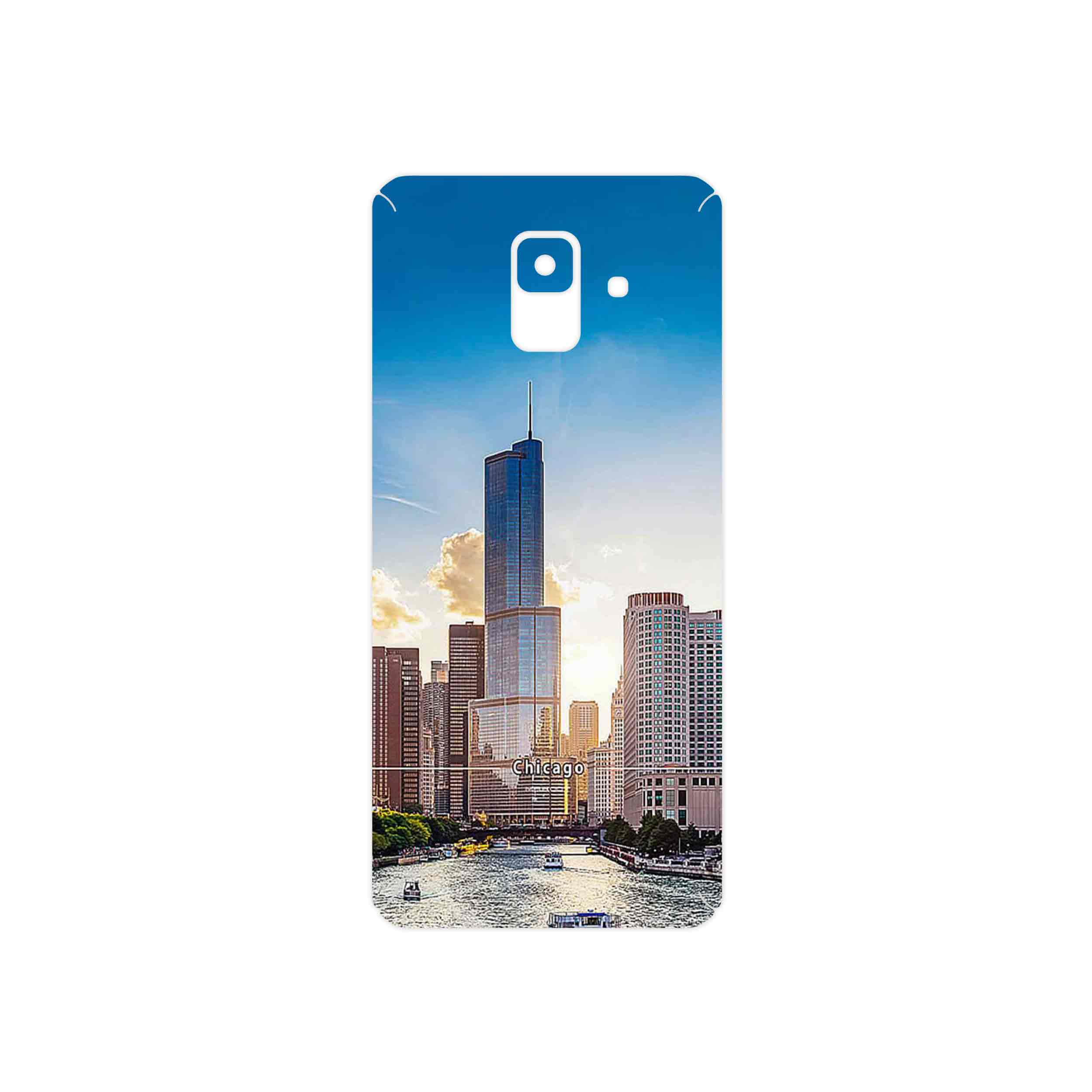 برچسب پوششی ماهوت مدل City of Chicago مناسب برای گوشی موبایل سامسونگ Galaxy A6 2018