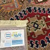 گلیم ماشینی جزیره طرح ارغوان مدل BE-8-VAN