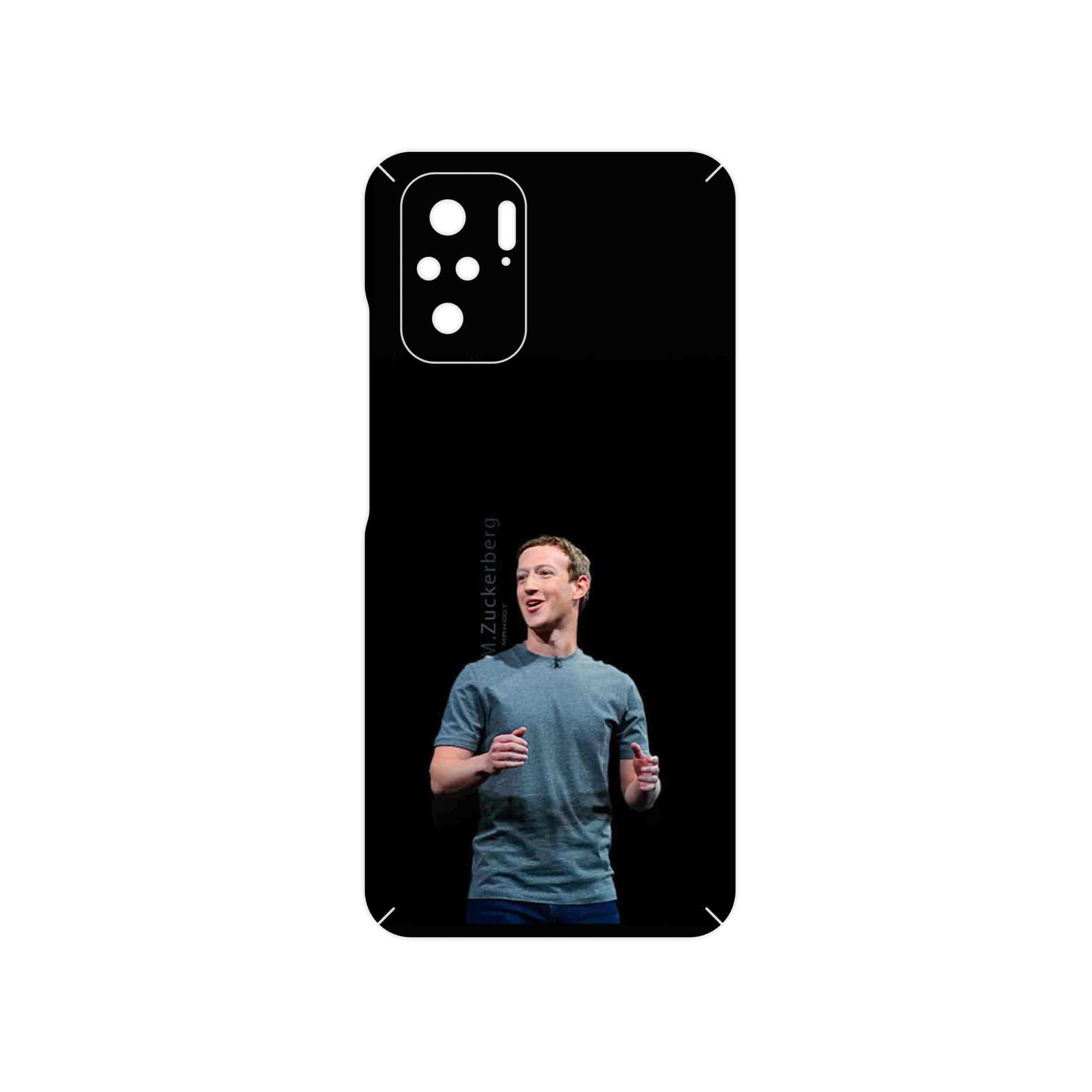 برچسب پوششی ماهوت مدل Mark_Zuckerberg مناسب برای گوشی موبایل شیائومی Poco M5s