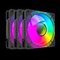 فن کیس گیمینگ گیم‌ مکس KF300 Black بسته 3 عددی | فروشگاه گیمینگ تکاف