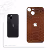 برچسب پوششی ماهوت مدل Brown-Snake-Leather مناسب برای گوشی موبایل اپل iPhone 13