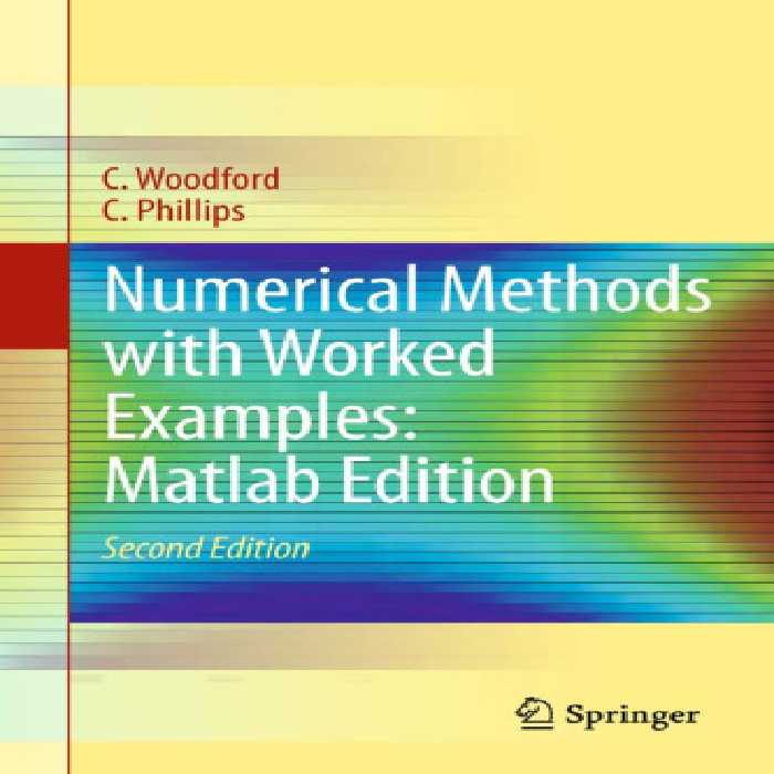 خرید و دانلود نسخه کامل کتاب Numerical Methods with Worked Examples: Matlab Edition
