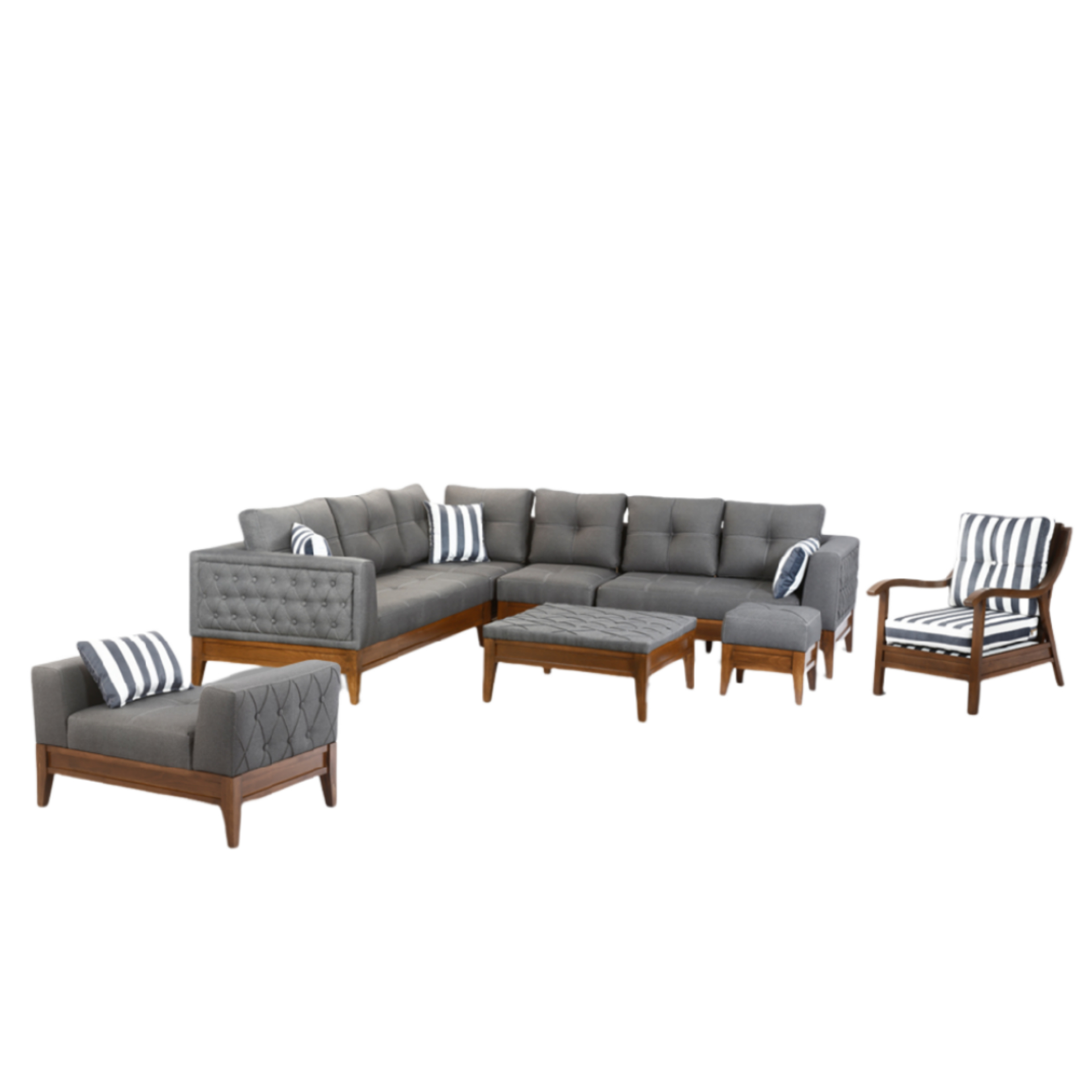 مبل راحتی 9 نفره مدل لئون