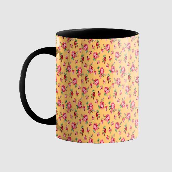 ماگ طرح گل گلی کد 183