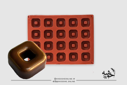 قالب سیلیکونی مینی دونات مربع