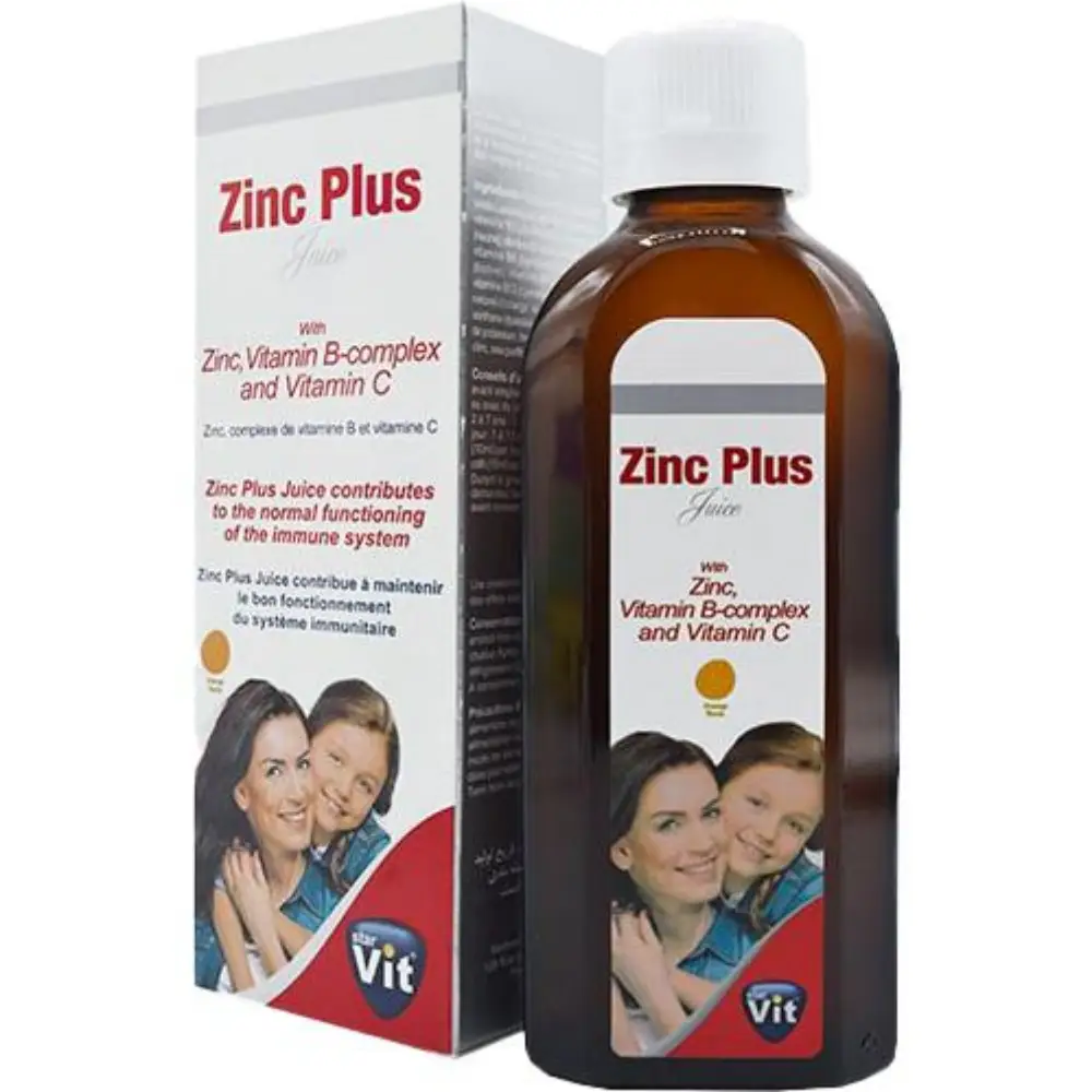 شربت زینک پلاس استار ویت 200 میلی لیتری