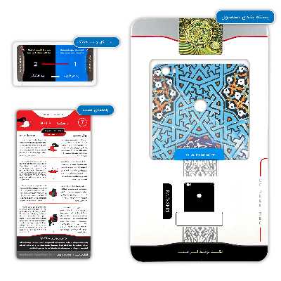برچسب پوششی ماهوت مدل Slimi-Tile مناسب برای گوشی موبایل شیائومی Mi Max
