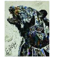 تابلو شاسی مدل خرس کاغذی