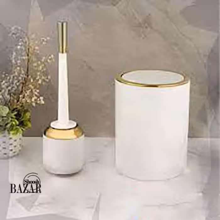 سطل و فرچه دو جداره مدل رومانتیک لیمون کد 1812