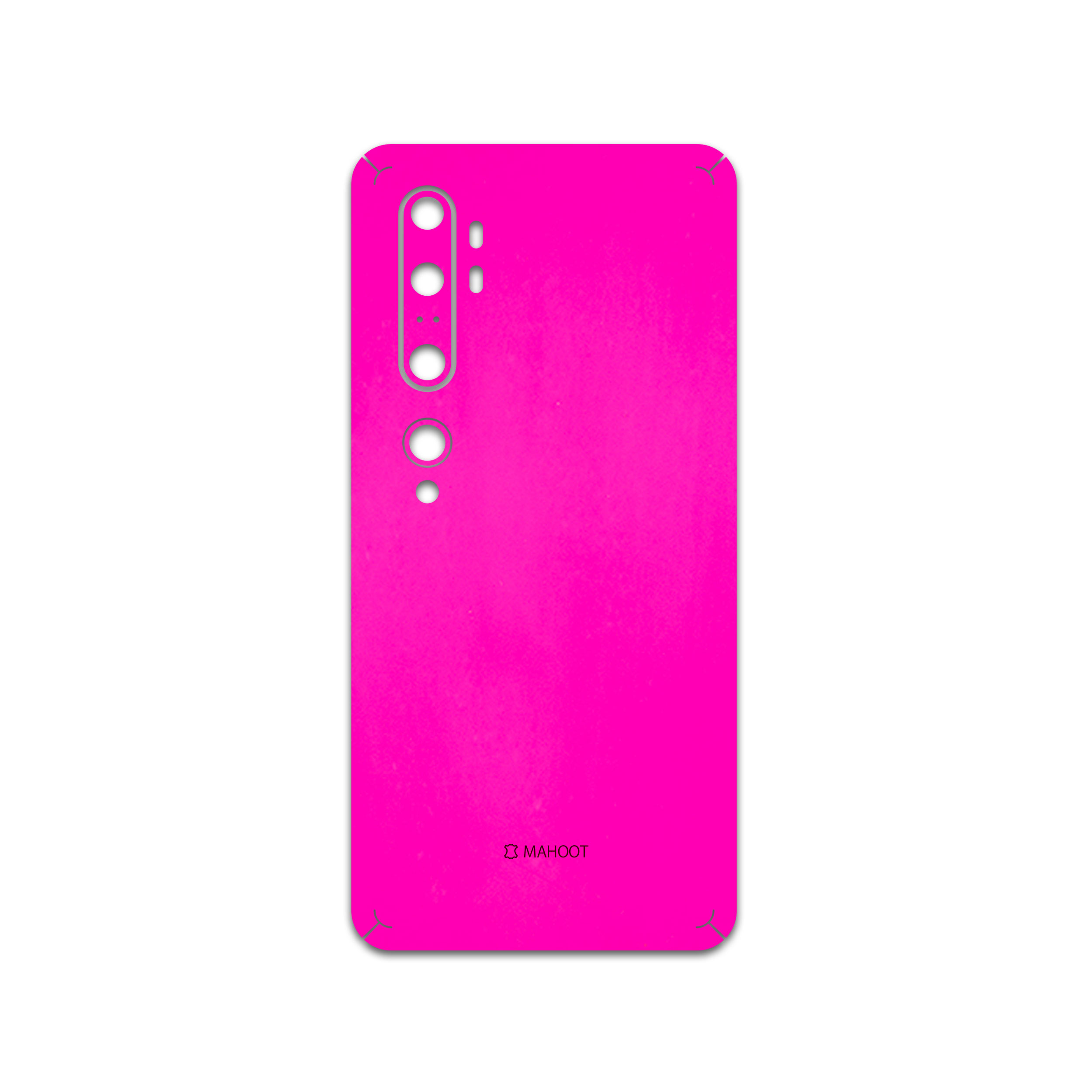 برچسب پوششی ماهوت مدل Phosphorus-Pink مناسب برای گوشی موبایل شیائومی Mi Note 10 Pro
