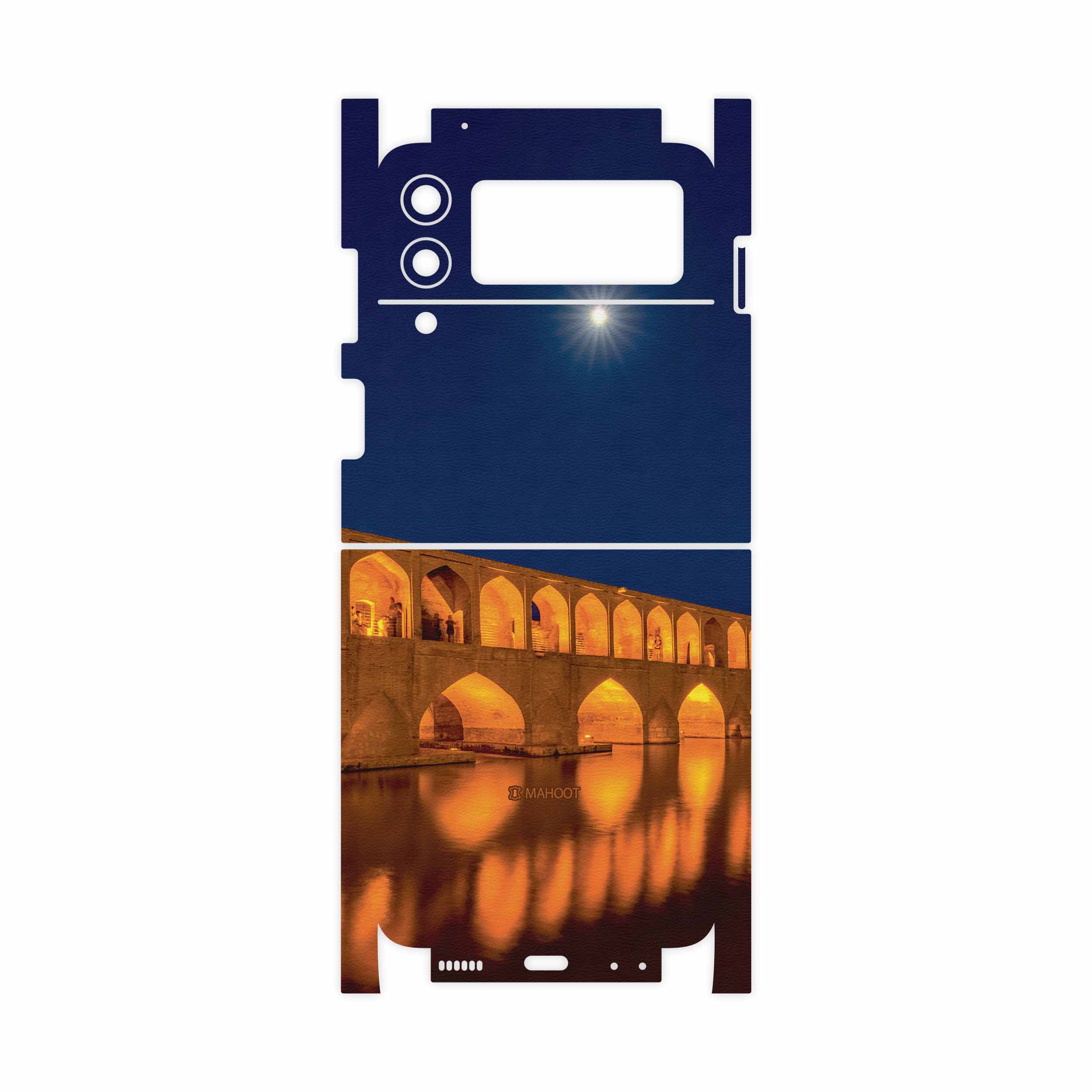 برچسب پوششی ماهوت مدل Si-O-Se-Pol-FullSkin مناسب برای گوشی موبایل سامسونگ Galaxy Z Flip3 5G