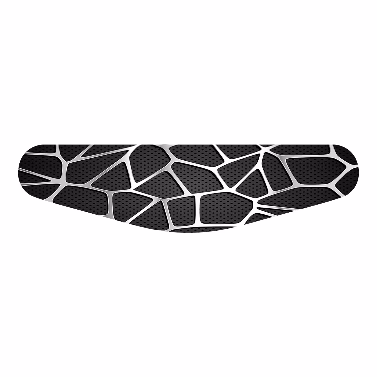 برچسب لایت بار دسته پلی استیشن 4 ونسونی طرح Silver Metal Net