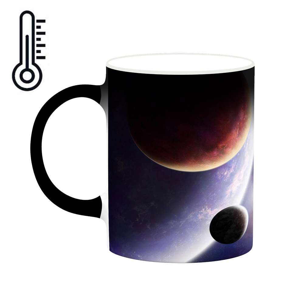 ماگ حرارتی کاکتی طرح فضا و کهکشان مدل mgh20023