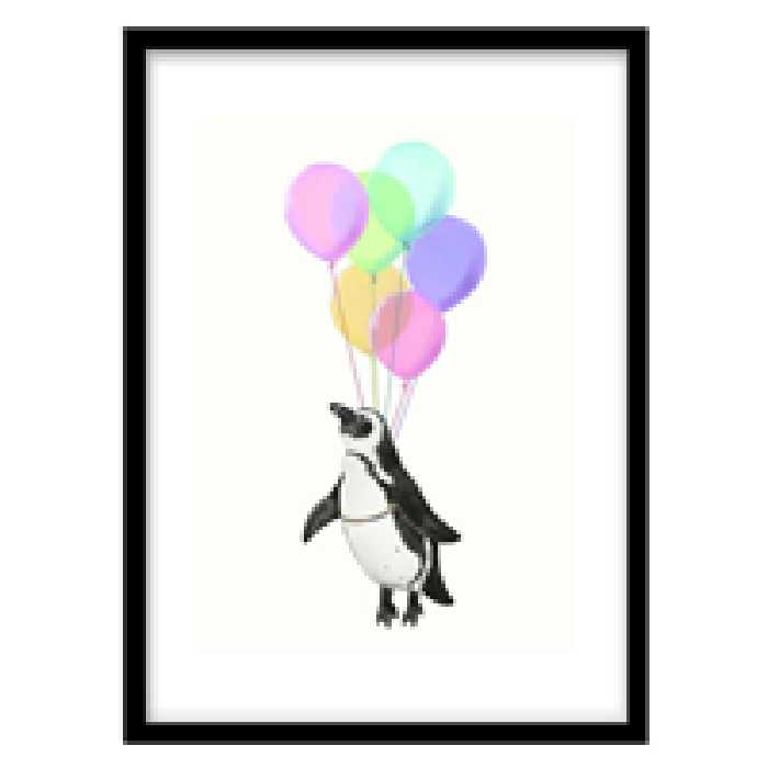 قیمت و خرید تابلو دکوراتیو اتاق کودک مدل پنگوئن کد 2088