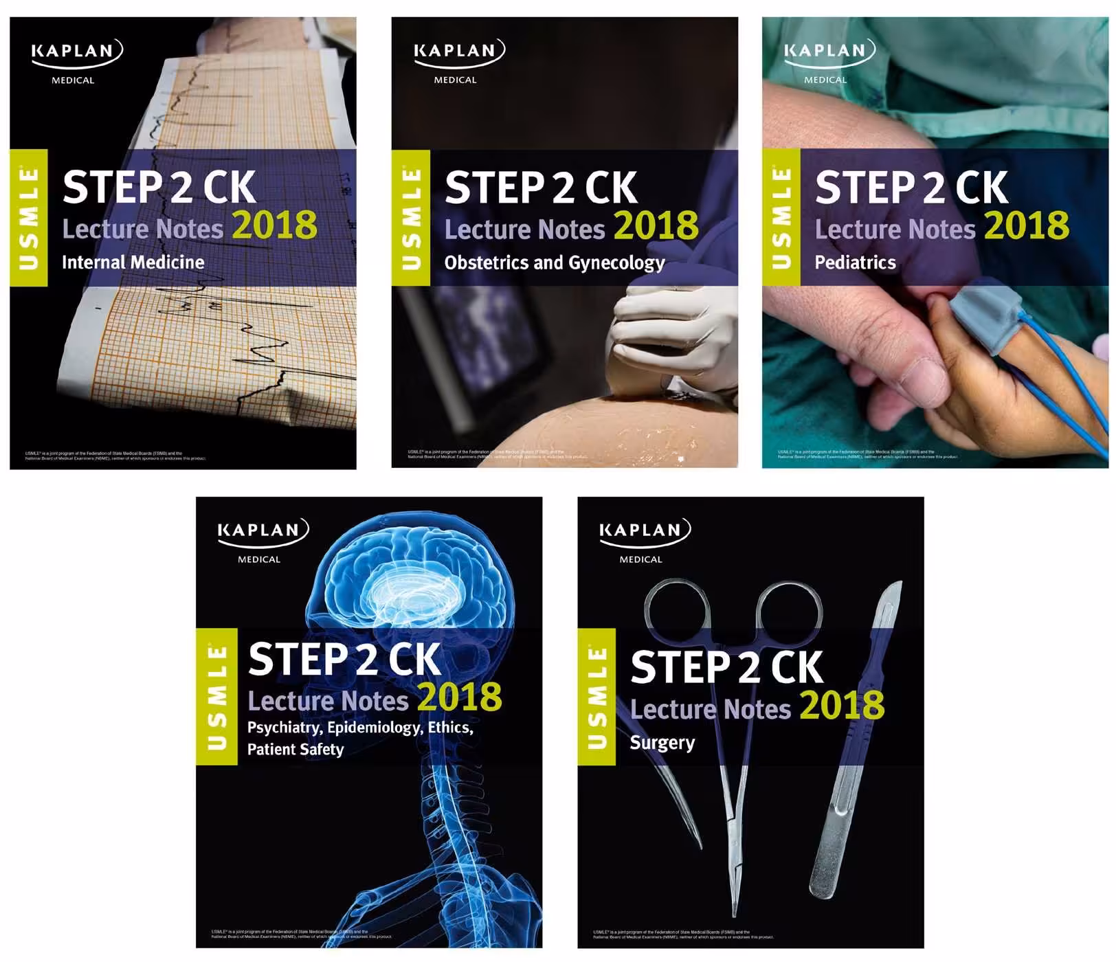USMLE Step 2 CK Lecture Notes 2018: 5-Book Set, 1ed - کتاب پزشکی بهار