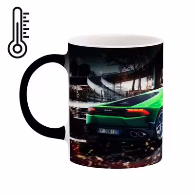 ماگ حرارتی طرح ماشین lamborghini huracan مدل mgph15556