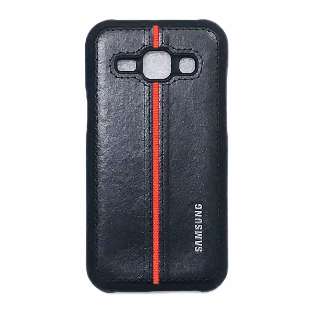 کاور مدل Leath مناسب برای گوشی موبایل سامسونگ Galaxy J1