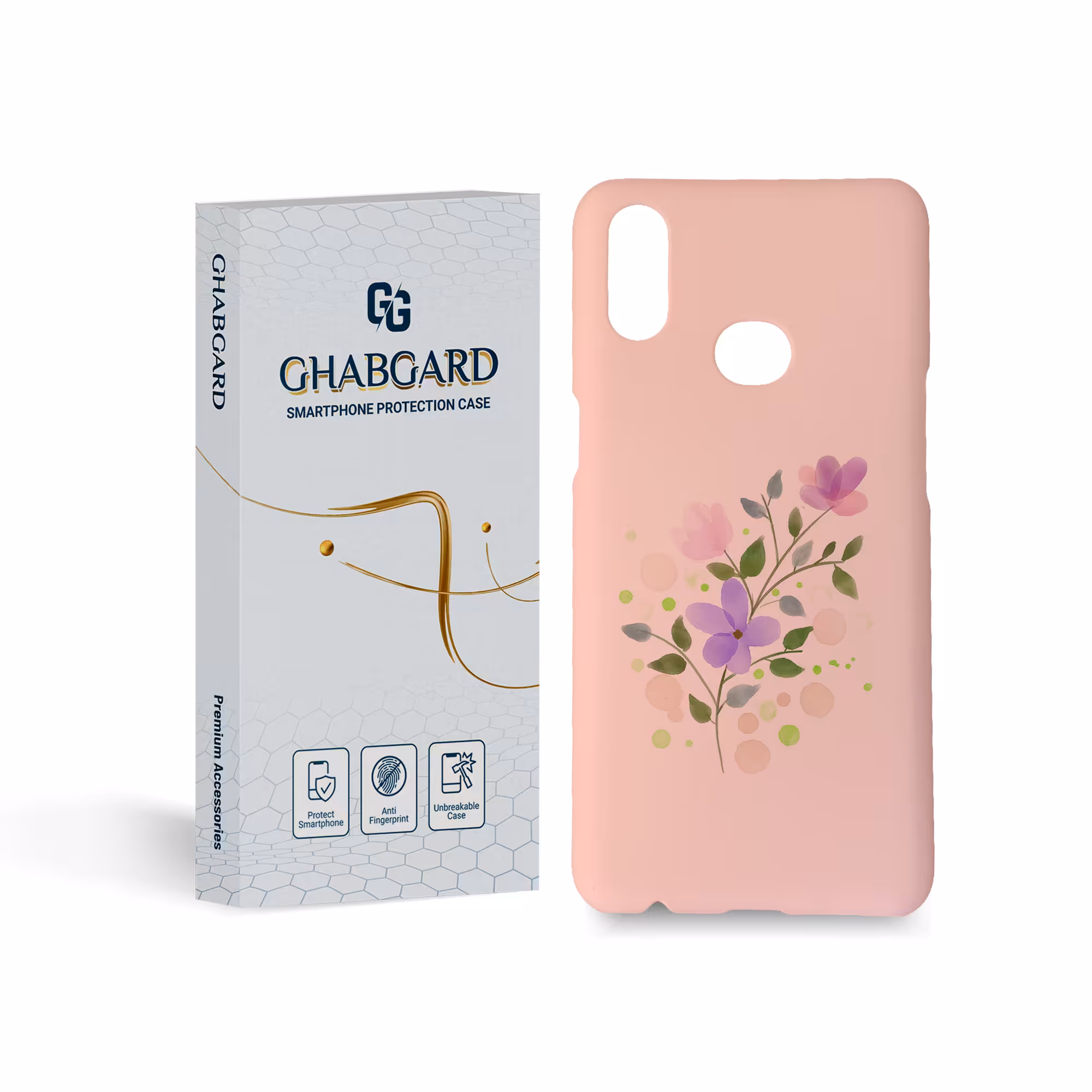 کاور قاب گارد مدل گل مناسب برای گوشی موبایل سامسونگ Galaxy A10s