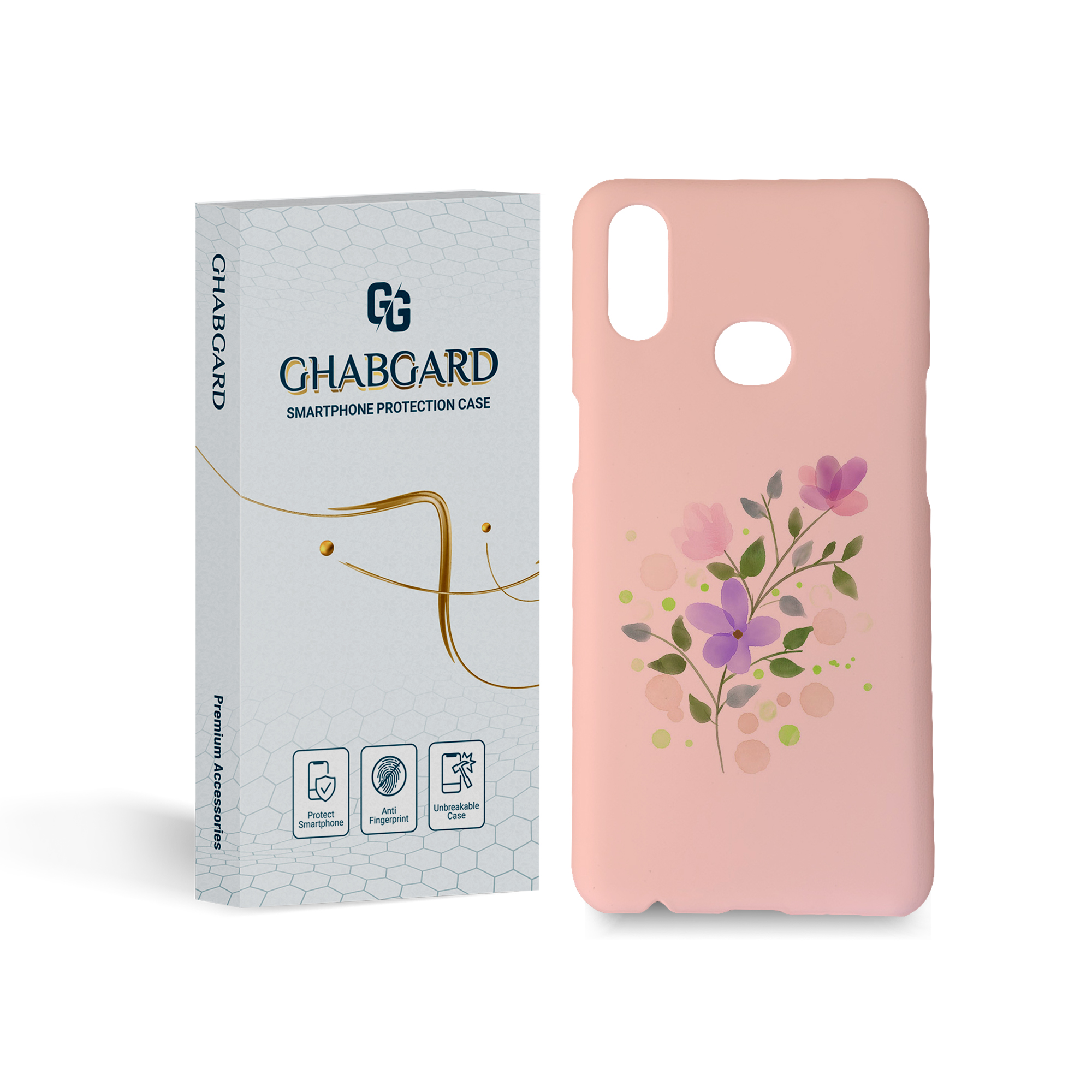 کاور قاب گارد مدل گل مناسب برای گوشی موبایل سامسونگ Galaxy A10s