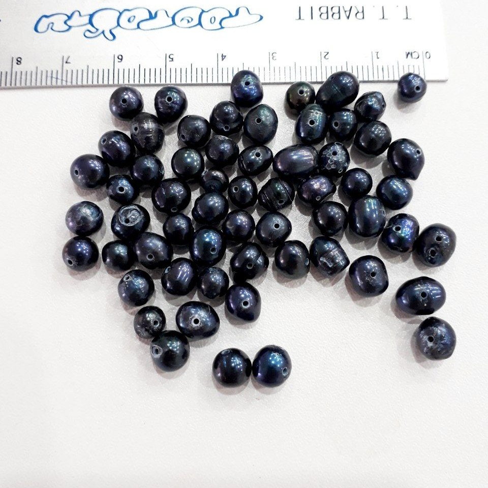 مروارید پرورشی سرمه ای کبود(قیمت برای یک عدد)