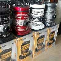 جاروبرقی سطلی شروین دارای فیلتر دوار و لوله تلسکوپی جنس بدنه فایبرگلاس مکش عالی چرخ دار 