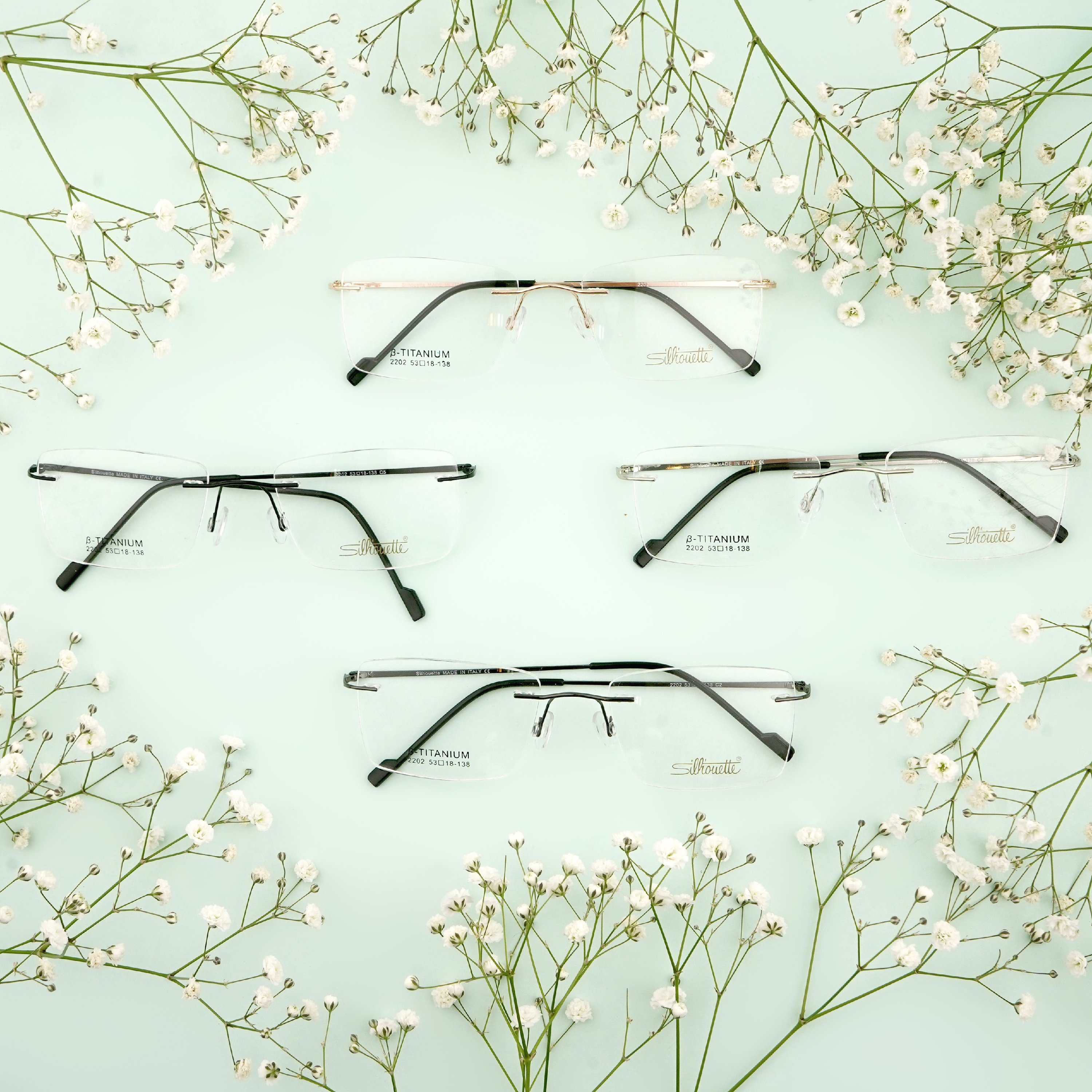 عینک طبی بی فرم تیتانیوم