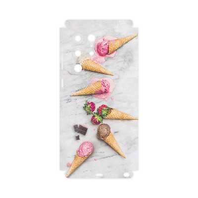 برچسب پوششی ماهوت مدل Funnel-ice-cream-FullSkin مناسب برای گوشی موبایل سامسونگ Galaxy S22 Ultra 5G